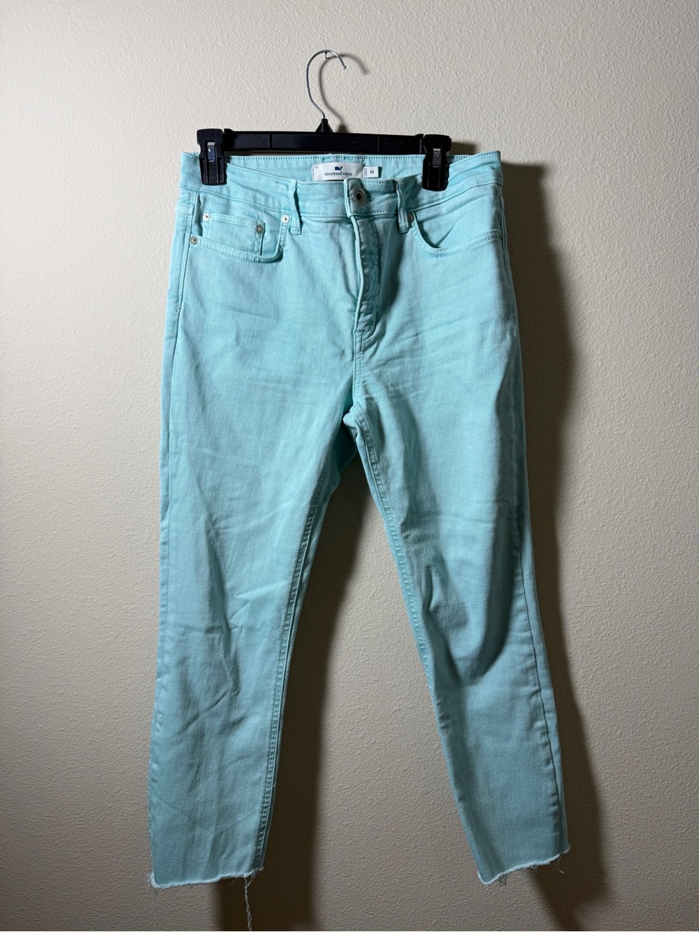 Vineyard Vines Mint Ankle Crop Slim Jeans